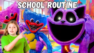 Poppy playtime chapter 3 School Routine In Real Life