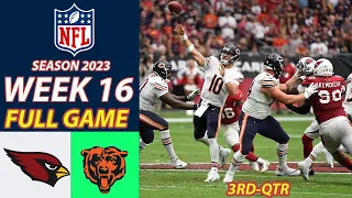 Arizona Cardinals Vs Chicago Bears FULL GAME Week 16 12/24/2023|NFL 2023 |