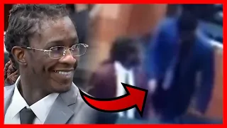 Man Caught Handing 💊 to Young Thug In Court Room!