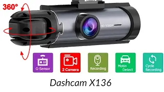 BlackBox traffic recorder Dashcam X136 unboxing
