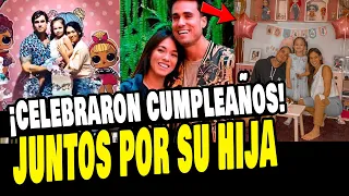 JAZMIN PINEDO SE JUNTÓ CON GINO ASSERETO PARA FESTEJAR EL CUMPLEAÑOS DE SU HIJA