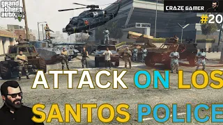 II ATTACK ON LOS SANTOS POLICE II gta 5 gaming video #20