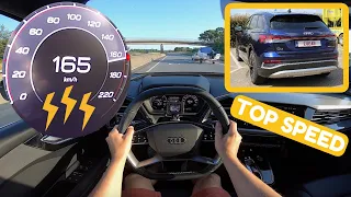 Audi Q4 e-tron⚡0 to Top Speed 🚗💨