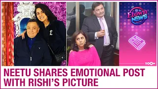 Neetu Kapoor shares an emotional post with a picture of Rishi Kapoor