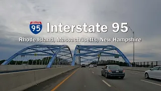 Interstate 95 Northbound in Rhode Island, Massachusetts, New Hampshire (for Treadmill Workout) #i95