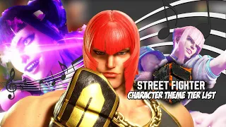 These Songs Are BAD!?! - Street Fighter 6 Character Theme Tier List