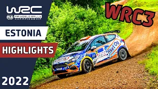 WRC Rally Highlights : WRC Rally Estonia 2022 : WRC3 Saturday