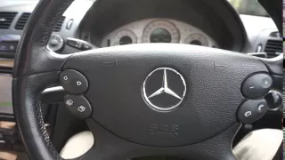 ベンツホーン　クラクション　Mercedes Benz E320 CDI メルセデス　ベンツ　Ｗ２１１