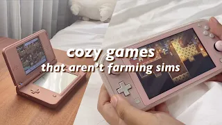 🍃 cozy games that aren’t farming simulators || switch, ds, pc, mobile [ad]