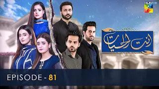 Ant Ul Hayat - Episode 81 - 22nd October 2022 - HUM TV Drama