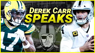 Raiders Derek Carr BREAKS SILENCE On McDaniels & Davante Adams