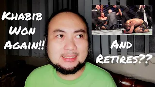 UFC 254 - My Quick Reaction To Khabib Nurmagomedov vs Justin Gaethje Fight | Khabib Won and Retires?