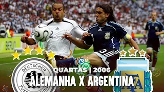 Alemanha 1 (4) x (2) 1 Argentina ● Copa do mundo 2006 - Quartas de final Melhores Momentos Full HD