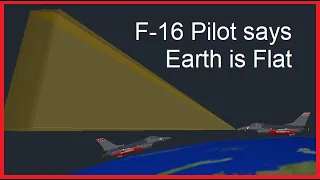 Retired F-16 pilot says Earth is Flat