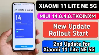 India - Xiaomi 11 Lite NE 5G New Miui 14.0.4.0.TKOINXM After Update Changelog |