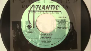 Double Vision , Foreigner , 1978 Vinyl 45RPM