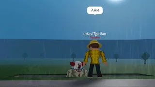 Georgie meets Pennywise scene (Roblox)