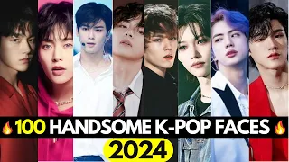 TOP 100 HANDSOME FACES OF K-POP IN🔥(2024)