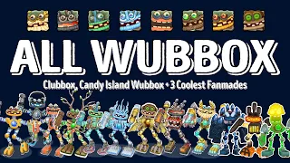 ALL WUBBOX – All Eggs, Islands, Elements, Portraits + Top 3 Fanmade | Sounds & Animations | MSM