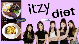 trying ITZY's diet for a week! (best diet)