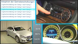 Mercedes-Benz CLS - How to Perform Transmission Adaptation Using Diagnostic System | C218, X218