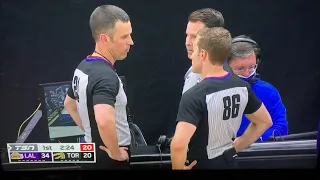 OG Anunoby ejected. Starts fight with Lakers (Gary Trent Jr, Dennis Schroder, Montrez Harrell)