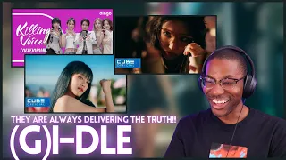 (G)I-DLE | 'Allergy', 'Queencard' MV's & Killing Voice | REACTION | They always deliver the truth!!