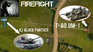 Firefight: K2 Black Panther destroys T-80UM-1...