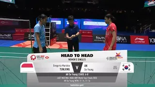 Singapore Open Badminton 2024 | Gregoria Mariska Tunjung vs An Se Young | Semifinals