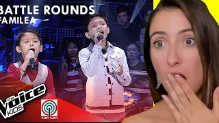 Kurt, Johnrey, & Ian - Believer | Battle Rounds | The Voice Kids Philippines | REACTION