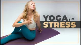 YOGA FOR STRESS RELIEF | Twisty Morning Yoga Flow for Women