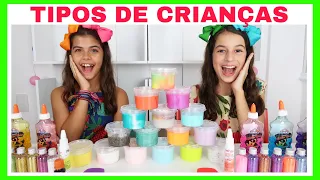 NOVELINHA - TIPOS DE CRIANÇAS FAZENDO AMOEBA / SLIME #10 NICOLE DUMER