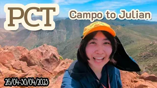 PCT 4260km 2650mile thru hike part1. Campo to Julian