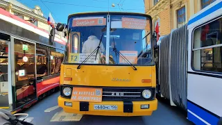 Парад ретро-автобусов, фестиваль "SPB Transport fest 2024" Санкт-Петербург, Икарус 280.33.
