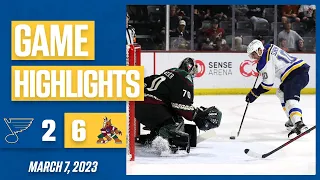 Game Highlights: Coyotes 6, Blues 2