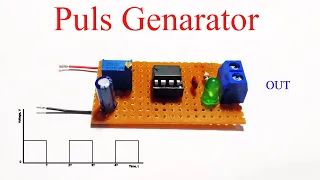 How To Make Pulse Generator Using | IC-555