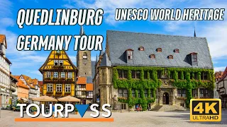 Quedlinburg Germany Walking Tour (4K Ultra HD Travel Video) - UNESCO World Heritage City