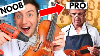 How I Pranked an EXPERT Violin Maker!