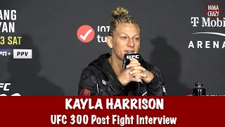 Kayla Harrison welcomes Amanda Nunes back & reveals Holly Holm in Cage conversation | UFC 300
