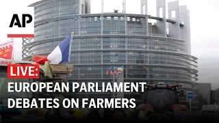 LIVE: European Parliament holds debate on farmers