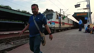 12259 UP Sealdah - Bikaner AC Duronto Express hauled by Howrah WAP 7 30487 HOG departing Sealdah.