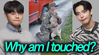 Korean Soldier react to 'U S Soldiers Come Home To Dogs