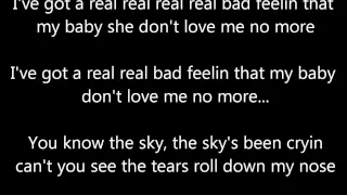 The Sky Is Crying- Stevie Ray Vaughan (lyrics)