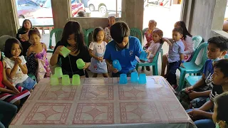 Pinoy Game - Cup Pyramid or Cup Stacking (part 2)