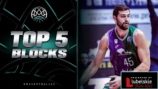 Top 5 Blocks of January | Basketball Champions League 2023-24