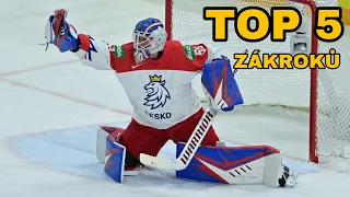 TOP 5 - Nejdůležitější zákroky brankářů české hokejové reprezentace