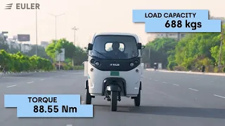 India’s most powerful #evloader #electriccargo with 688kg Load capacity - Euler Motors HiLoad #evs