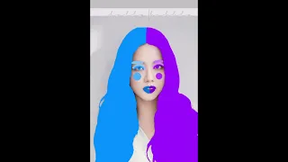 blue or purple 💙💜hair in jisoo