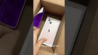 Meu namorado fez essa surpresa! Comprou sem me avisar 😱 #unboxing #iphone13