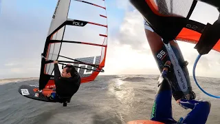 🚀 Slalom in BIG WAVES & some foiling